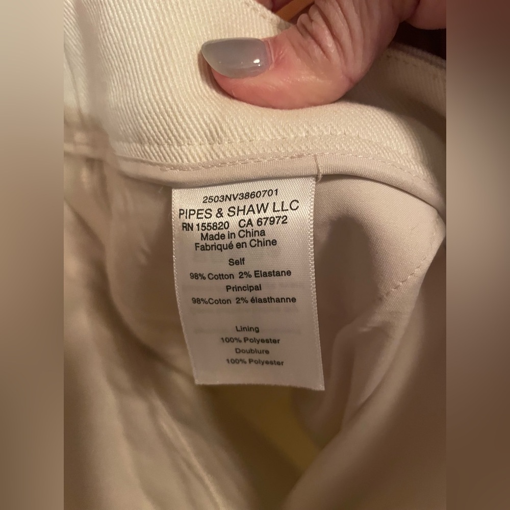 Veronica Beard Kimra Pant in Ecru (10) NWT - Picture 6 of 12